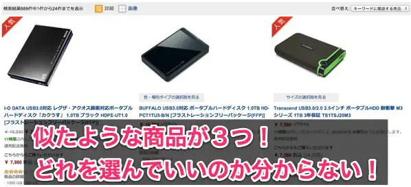ポータブルHDDの選び方