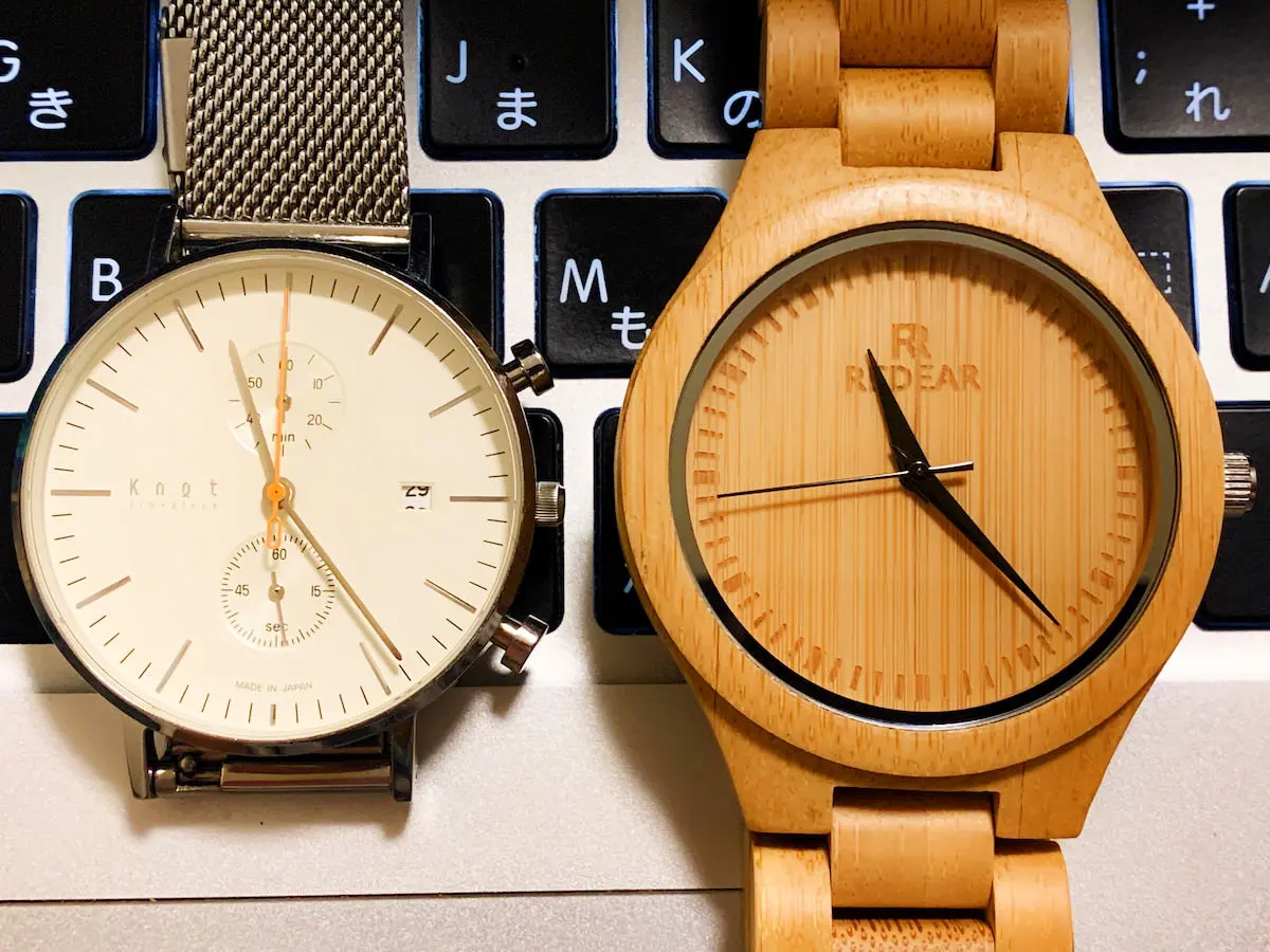 竹の腕時計が】存在感が極限まで稀釈された自然なつけ心地【最高の逸品