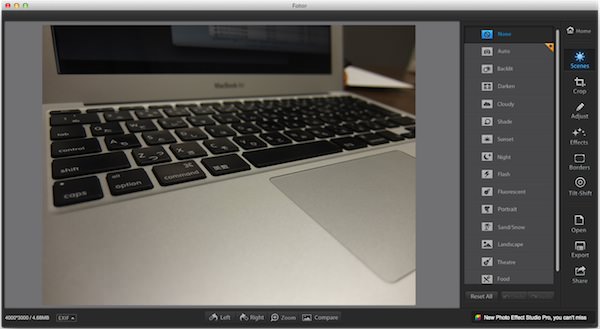 Macの画像アプリFotorの使い方