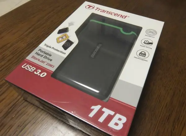 Transcend 外付けHDD １