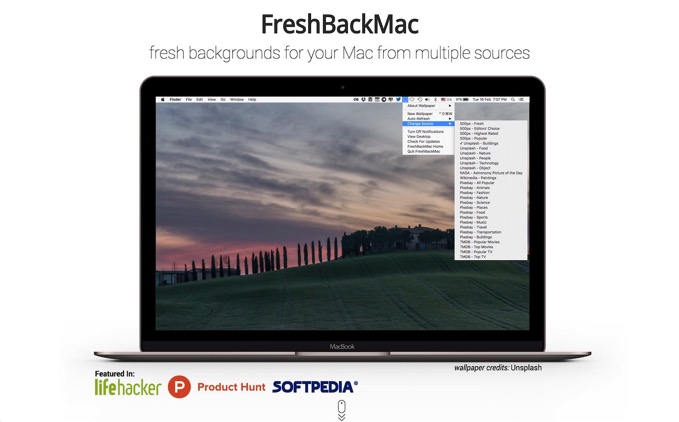 Mac神アプリ 高品質な壁紙が一定時間で無限に切り替わる Freshbackmac あなたのスイッチを押すブログ