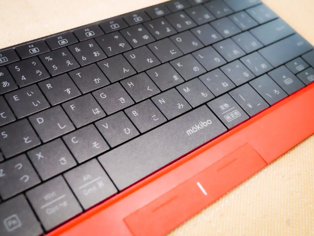 mokibo キーボード Bluetooth接続 公式】mokibo モキボ ｜ キー表面をなぞるとタッチパッドに変化