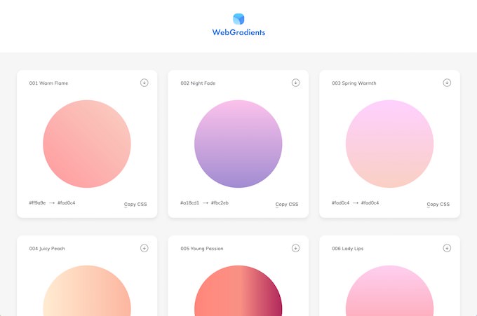 webgradients